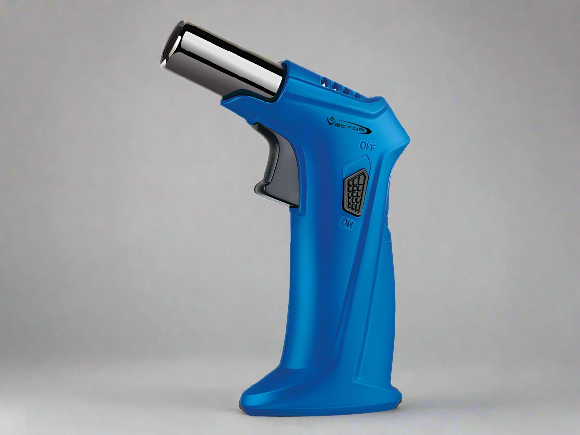 vector clash butane torch blue matte finish