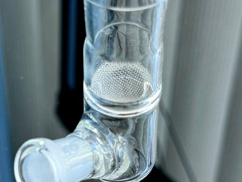 20mm metal screen in sneaky Pete pass-through injector glass bowl