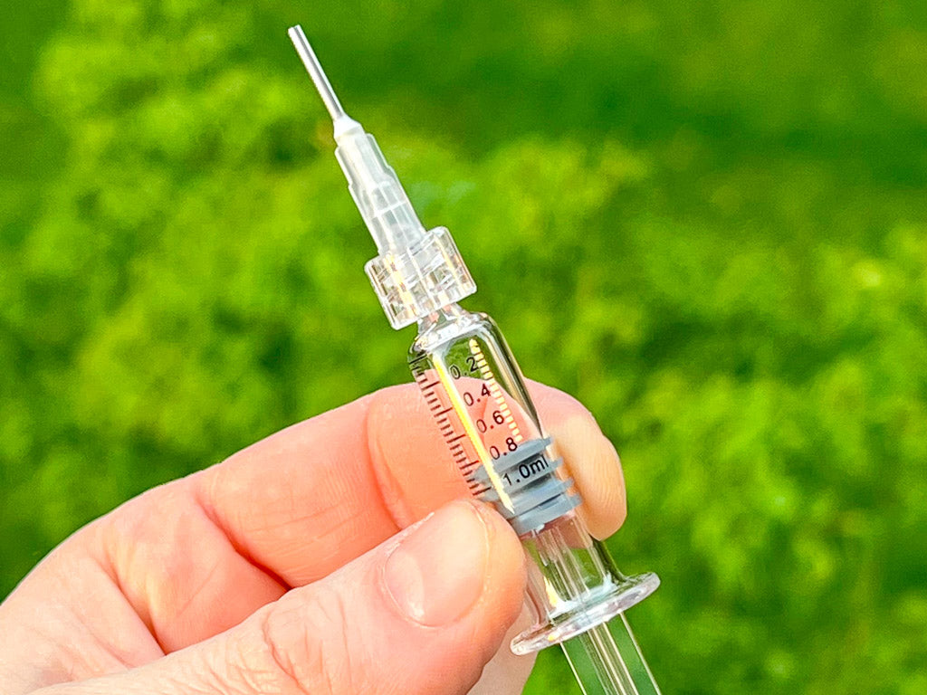 Glass Syringe with Blunt Tip Sneaky Pete Store